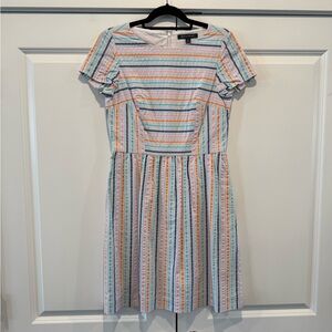 Brooks Brothers Multicolor Striped Dress